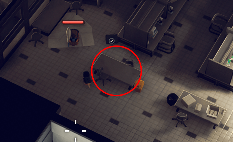 ラボ階段室付近の部屋